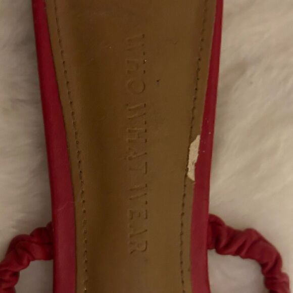 Who what wear strappy flats women size 6.5 NWOT - Picture 4 of 4